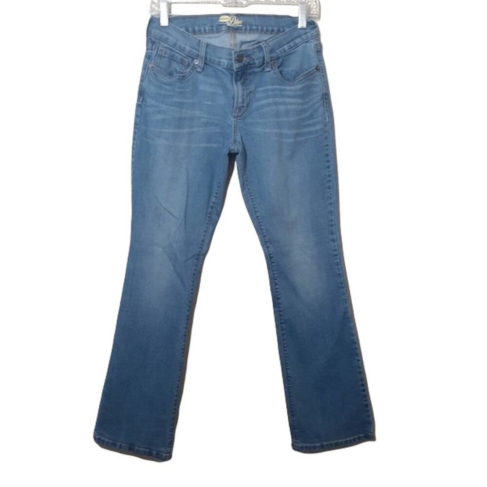 Old Navy Diva womens bootcut jeans size 4 Short blue stretch denim